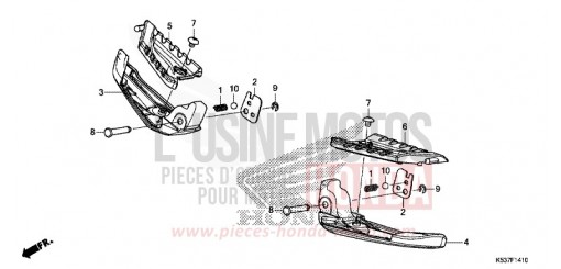 PILLION STEP SH300AG de 2016
